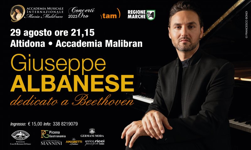 CONCERTI ORO - DEDICATO A BEETHOVEN - RECITAL DEL PIANISTA GIUSEPPE ALBANESE CONCERTI ORO - DEDICATO A BEETHOVEN - RECITAL DEL PIANISTA GIUSEPPE ALBANESE