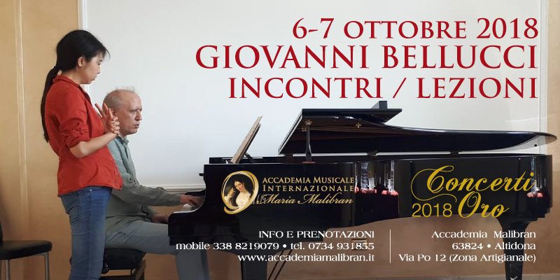 INCONTRI LEZIONI CON GIOVANNI BELLUCCI