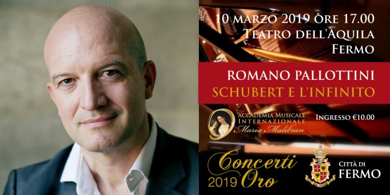 CONCERTI ORO SCHUBERT E L'INFINITO ROMANO PALLOTTINI PIANOFORTE