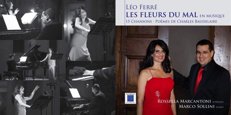 CD Léo Ferré/Charles Baudelaire LES FLEURS DU MAL en musique-Chansons