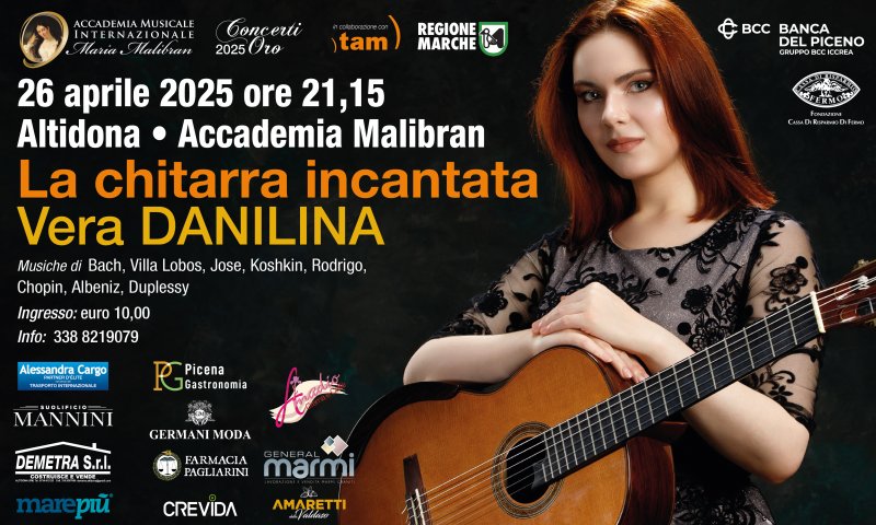 LA CHITARRA INCANTATA - Recital della chitarrista VERA DANILINA