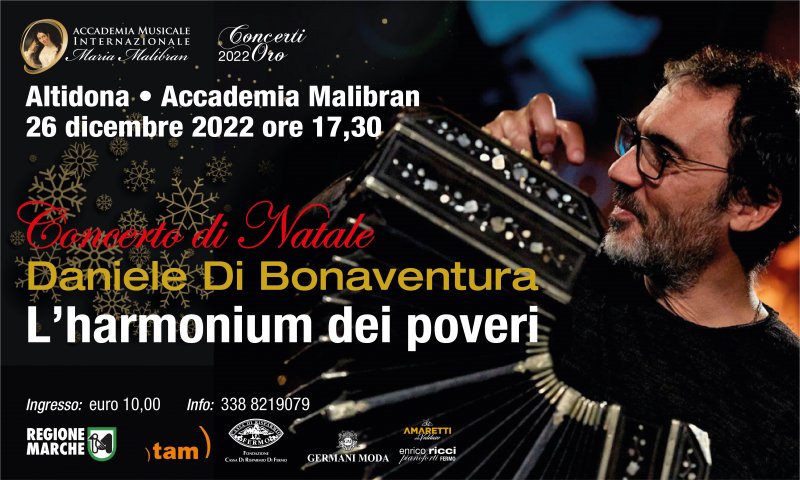CONCERTO DI NATALE - L'HARMONIUM DEI POVERI - DANIELE DI BONAVENTURA - BANDONEON