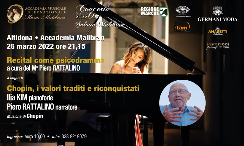 ...DEDICATO A CHOPIN - Presentazione Piero Rattalino - Ilia KIM pianista