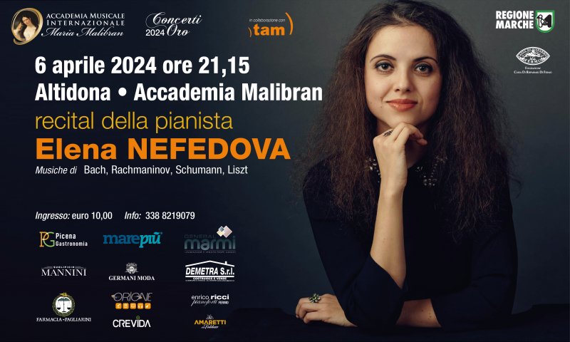 RECITAL DELLA PIANISTA ELENA NEFEDOVA