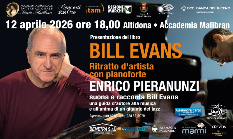 ENRICO PIERANUNZI suona e racconta BILL EVANS