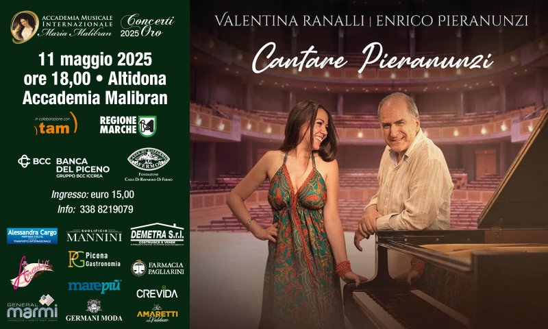 Malibran Jazz - CANTARE PIERANUNZI - Enrico Pieranunzi pianoforte - Valentina Ranalli voce