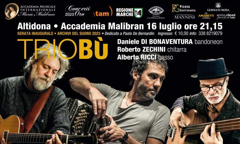 SERATA INAUGURALE MALIBRAN JAZZ - TRIoBU' con Daniele DI BONAVENTURA - Roberto ZECHINI - Alberto RICCI SERATA INAUGURALE MALIBRAN JAZZ - TRIoBU' con Daniele DI BONAVENTURA - Roberto ZECHINI - Alberto RICCI