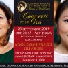CONCERTI ORO A VOL COME FRECCE GLI AUGEL PATRIZIA BICCIRE' soprano AYAKO KOTANI pianoforte